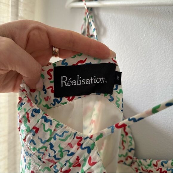 Realisation Par Devon Dress in White Squiggle - Picture 8 of 10